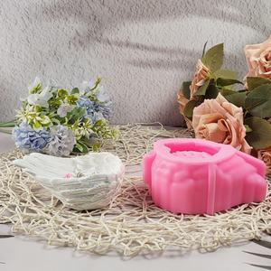 Moldes de fundición de resina hechos a mano para DIY estilo Ins adornos decorativos moldes de alas de silicona W0573 herramientas de pastel - Product Image 3