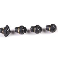 TOOWEI 12MM 2Pin étanche IP67 interrupteur à bouton-poussoir carré rond à verrouillage momentané