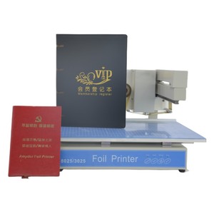 Machine de marquage à chaud <span class=keywords><strong>pneumatique</strong></span> automatique industrielle pour cartes de visite, invitations de mariage, impression de couvertures de livres en cuir - Product Image 6