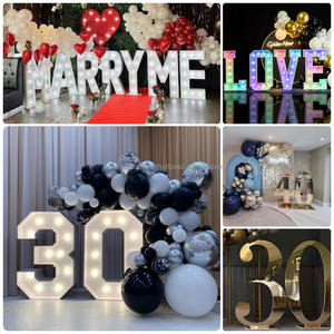 LEDA Custom MARRY ME Marquee <b>Letter</b> Wedding Proposal Party Backdrop Decor Large 4ft <b>Letter</b> Light - Product Image 3