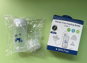Nuevos Productos <span class=keywords><strong>para</strong></span> Bebés, Biberones 3 en 1 Manos Libres, Logotipo Personalizado, Biberón de Leche <span class=keywords><strong>para</strong></span> Bebés Recién Nacidos, Libre de BPA, de Polipropileno - Product Image 4