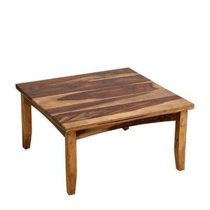 Table basse carrée en bois massif de style industriel moderne, faite à la main, portable, pour la maison, le bureau, la décoration du salon, prix de gros - Product Image 4