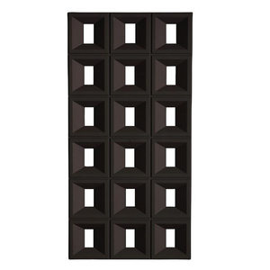 Pannello Murale Moderno in <span class=keywords><strong>Pietra</strong></span> PU a Doppia Faccia, Blocco Quadrato Cavo a 9 Griglie, Durevole e Decorativo per Interni - Product Image 1