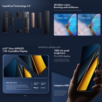 Venta al por Mayor POCO X6 Pro Global 12GB+512GB, Huella Dactilar en Pantalla, 6.7 Pulgadas, Octa Core, LTE, HyperOS, Snapdragon Serie 800, Inglés