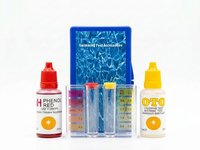 Kit de test de pH, chlore et bromure pour piscine, fourni par l'usine, avec réactifs liquides Rouge Phénol et OTO pour l'analyse de la qualité de l'eau