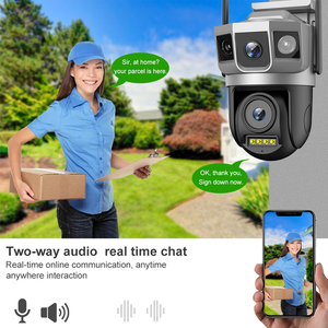 Caméra extérieure étanche pour la maison V380pro, caméra <span class=keywords><strong>Wifi</strong></span> HD à double objectif, réseau 4G, vision nocturne à distance, caméra de surveillance CCTV 4MP - Product Image 5