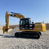 Excavatrice d'occasion CAT320D de haute performance, 20 tonnes, équipement de construction sur chenilles, machine de qualité supérieure, Caterpillar 320D