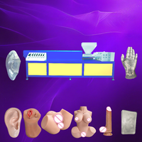 Fesses artificielles, Fleshlight automatique, corps masculin complet avec gros fessier et godemiché, poupées sexuelles féminines pour adultes, machine d'extrusion de plastique