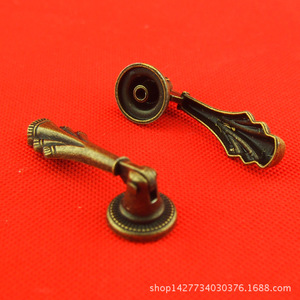 Tirador de Muebles en Forma de Tulipán de 57 mm, Tirador de Cajón de Aleación de Zinc, Estilo Tradicional, Duradero - Product Image 2