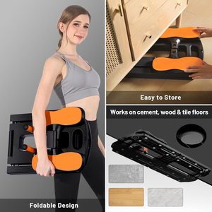 Tavola Fitness Pieghevole RS in Plastica ABS Unisex, Attrezzo Multifunzionale <span class=keywords><strong>per</strong></span> Allenamento Addominale e Core con Ruote B <span class=keywords><strong>per</strong></span> <span class=keywords><strong>Esercizi</strong></span> - Product Image 4