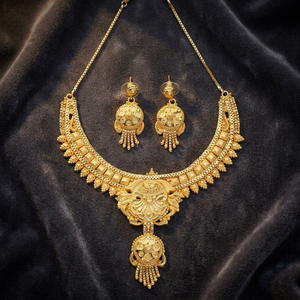 Gold Plated Micro Forming Necklaces <b>Wedding</b> Season Jewelry for Women Special Occasion Copper & Brass Chapado En Oro Oro Laminado - Product Image 1