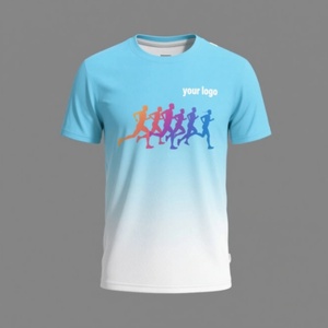 เสื้อยืดออกกำลังกายแขนสั้นคุณภาพสูงสำหรับผู้ชาย แบบสวมใส่สบาย ไซส์ใหญ่  พร้อมโลโก้แบบกำหนดเอง  ผ้าถักเนื้อแน่น เหมาะสำหรับใส่ลำลองหรือเล่นกีฬา - Product Image 5
