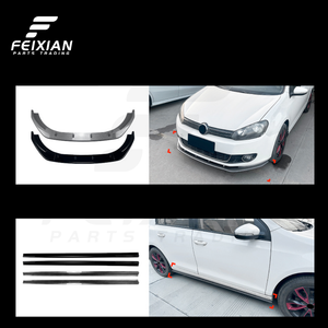 Alerón Lateral Delantero de Alta Calidad para <span class=keywords><strong>Volkswagen</strong></span> Golf 6 MK6 2008-2012, Estilo de Techo de Una Sola Pieza, Material ABS, Acabado Pulido - Product Image 5