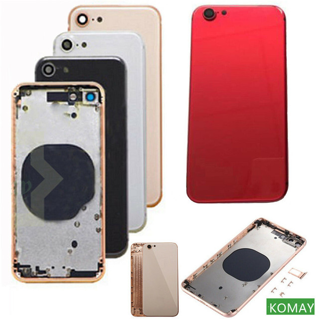 Back Cover Housing Replacement for iphone 5S/6G/6P/6S/6SP/7G/7P/8G/8P Battery Back COVER WITH FRAME
