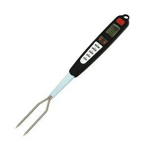 Handheld Double <span class=keywords><strong>Needle</strong></span> Digital Food Termômetro para Churrasco Personalizado Material ABS Meat Fork OEM ODM Suporte USB Comunicação - Product Image 1