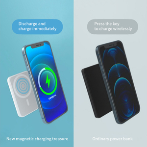 Hete Verkoop 5000Mah Draadloze Magnetische Draagbare Krachtcentrale 22.5W Snelle Oplaadsnelheid Handige Mobiele Oplader - Product Image 2