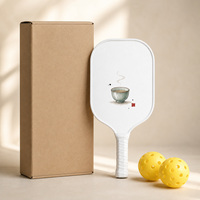 Raquette de pickleball en fibre d'aramide, légère, pour jouer en intérieur et en extérieur, pour hommes, femmes et adultes