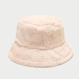 Sombrero de Pescador de Piel Sintética de Conejo de Color Sólido, Cálido y Afelpado para Mujer, Ideal para Invierno y Actividades al Aire Libre, Personalizable - Product Image 4