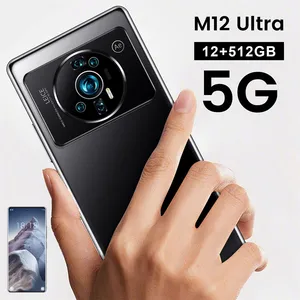 NEW smartphone M12UITRA 7.3-inch 12+512GB tecno camon 19 pro cellphones poco x4 p 4G dual SIM dual backup smartphone 1 buyer