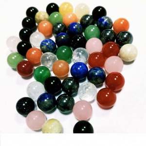 Fabricantes Custom Natural Crystal Stones Roller Balls para aceites esenciales Round Jade Bead Oil Bottle Ball Rolling - Product Image 6