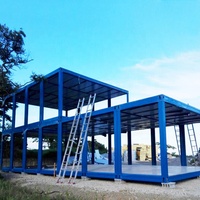 Conception libre maison conteneur préfabriquée de 3 chambres à coucher villa/station balnéaire maison préfabriquée maison à un étage