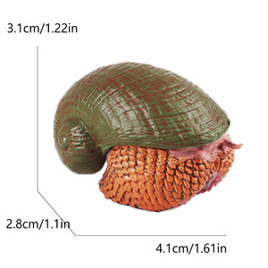 Modelos de Animales Salvajes de Goma para Simulación de Montaje Transfronterizo: Pitón, Centípodo, Ratón, Cucaracha, Caracol, Lagarto, Anillo Azul - Product Image 2