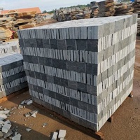 Carreaux de décoration de paysage en basalte noir, 8 pièces, nouvelle collection