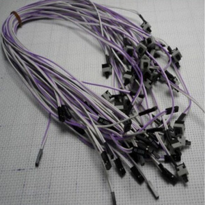 Cable de Encendido ATX, Cable de Cobre Rojo y Negro para PC de Escritorio, Cable de Botón de Reinicio de Placa Base con Conector - Product Image 2