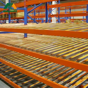 Estante de almacén de almacenamiento de acero duradero, sistemas de estantería de rodillos de flujo por gravedad, bastidores de flujo de cartón - Product Image 2