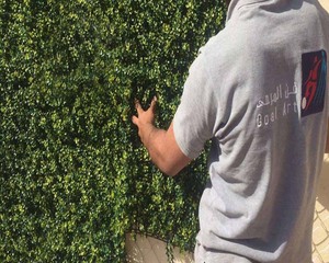 جدار نباتات اصطناعية أخضر رائج، وحدة حديقة عمودية للديكور الداخلي - Product Image 4