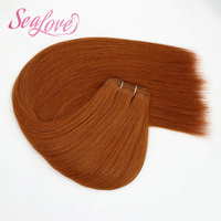 Cheveux vierges bruts doublement étirés, trames à la machine, vente en gros, 100% cheveux humains Remy russes vierges avec cuticules alignées, trame de cheveux doublement étirée