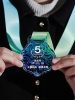2024 nouveau Style acrylique médaille compétition Souvenir utile blanc peut être personnalisé Style médaille