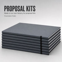 Dossier de présentation personnalisé avec fente et élastique pour kits de propositions - Fabricant