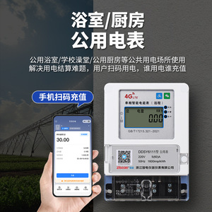 Ziseae Single Phase 4G Smart Electricity Meter DdSy6111 220V 5(60)A Remote Reading Public Use - Product Image 3