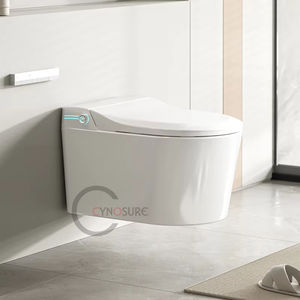 Inodoro Inteligente Suspendido en la Pared WC con Tanque de Agua Incorporado y Funcionamiento Automático Juego Completo con Tubería de Entrada de Agua Válvula Angular y Soporte - Product Image 1