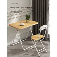 Chaise de salle à manger pliable moderne en bois avec revêtement, pieds en métal, meubles portables pour la salle à manger, le salon, le dortoir universitaire