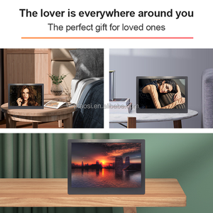 Pros OEM 13.3 inch HD thông minh Khung ảnh kỹ thuật số Mini LCD Khung ảnh với biểu tượng tùy chỉnh Wifi & chức năng đồng hồ Kích thước nhỏ - Product Image 4