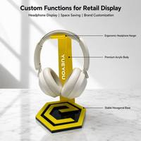 Support d'affichage pour écouteurs personnalisé, support d'affichage pour écouteurs sur comptoir pour présentoir de magasin