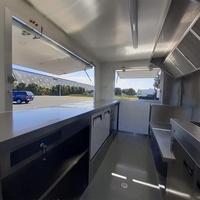 Nouvelle Conception de Camion Alimentaire en Fibre de Verre, Chariot à Dumplings, Chariot à Glaces, Remorque à Sandwichs avec Cuve à Soupe, Certifié DOT, pour Vente de Bonbons
