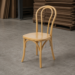 Chaise de mariage classique en bois courbé, chaise de salle à manger en bois pour restaurants, événements, banquets, locations événementielles et vente en gros - Product Image 4