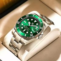 Montre Homme Luxe à Quartz Étanche Lumineuse avec Calendrier et Bracelet en Acier Inoxydable