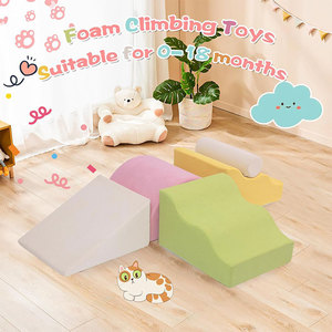 Structure de jeu souple en mousse, formes géométriques, structure d'escalade intérieure pour enfants, entraînement d'intégration sensorielle - Product Image 5