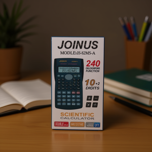Joinus Scientific Calculator JS-82MS-A 10+2 Digits 240 Functions Double Protective Cover - Product Image 3