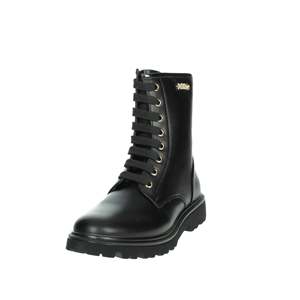 Botas de combate Asso para niñas, color negro, talla 37, con cordones, hasta el tobillo - Product Image 6