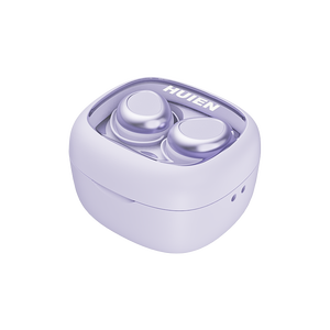 Huien Không Dây Earbuds Nhỏ Tai Phụ Nữ Người Đàn Ông Màu Tím <span class=keywords><strong>Bluetooth</strong></span> Earbuds Nhỏ Tai Tai Tai <span class=keywords><strong>Mini</strong></span> Nụ Không Dây <span class=keywords><strong>Bluetooth</strong></span> Tai Nghe - Product Image 1