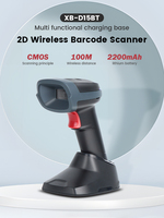 Syble Nuevo Escáner de Código de Barras Inalámbrico XB-D15BT con Bluetooth, Manos Libres, Automático, para Almacén
