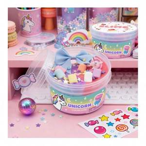 Kit Creativo de Slime Esponjoso Ecológico con Accesorios Brillantes para Niños, Plastilina DIY Hecha a Mano, Entretenimiento Educativo - Product Image 3