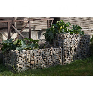 Panier <span class=keywords><strong>gabion</strong></span> hexagonal tissé enduit de PVC anti-corrosion pour projets de conservation de l'eau - Product Image 3