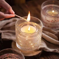 OEM Duftkerze Romantische Valentinstag-Atmosphäre Aromatherapie-Kerze LED-Beleuchtung Dekorative Weihnachts-Duftkerze