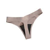 Culotte femme en soie glacée sans couture transfrontalière grande taille quatre couches Anti-fuite latérale coton entrejambe sous-vêtement physiologique pour